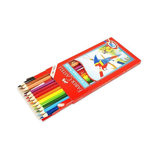  Faber - Castell - 114462 - Chì Màu Nước Parrot - 12 Màu Dài 