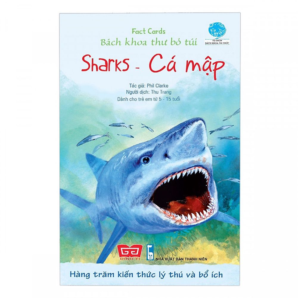  Fact Cards - Bách Khoa Thư Bỏ Túi - Sharks - Cá Mập 