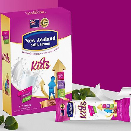  Sữa Bột New Zealand Milk Group Kids - Hộp Giấy 400g 