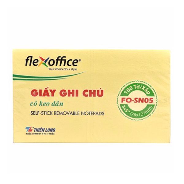  Giấy Ghi Chú Có Keo Dán FO-SN05 