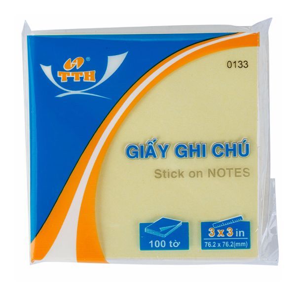  Giấy Ghi Chú TTH (3x3 in) - 0133 