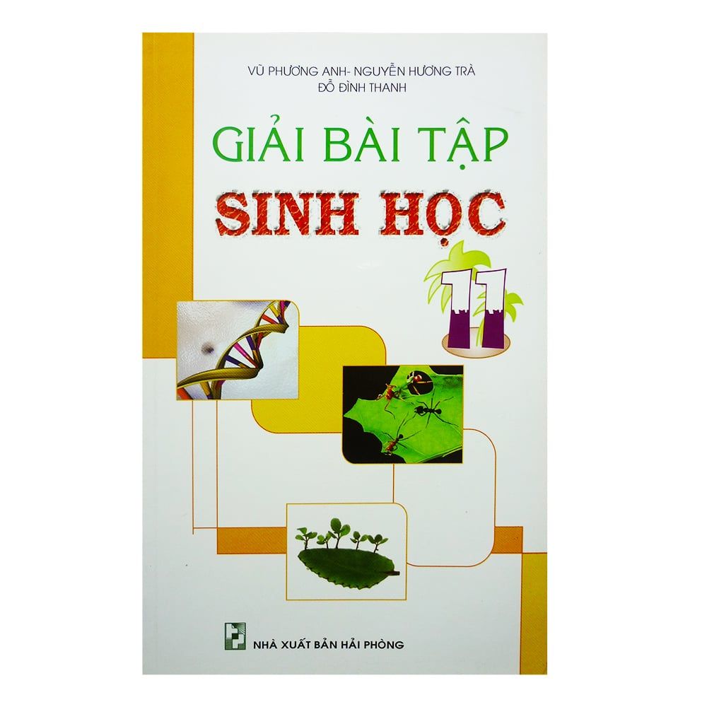  Giải Bài Tập Sinh Học Lớp 11 (Nxb Hải Phòng) 