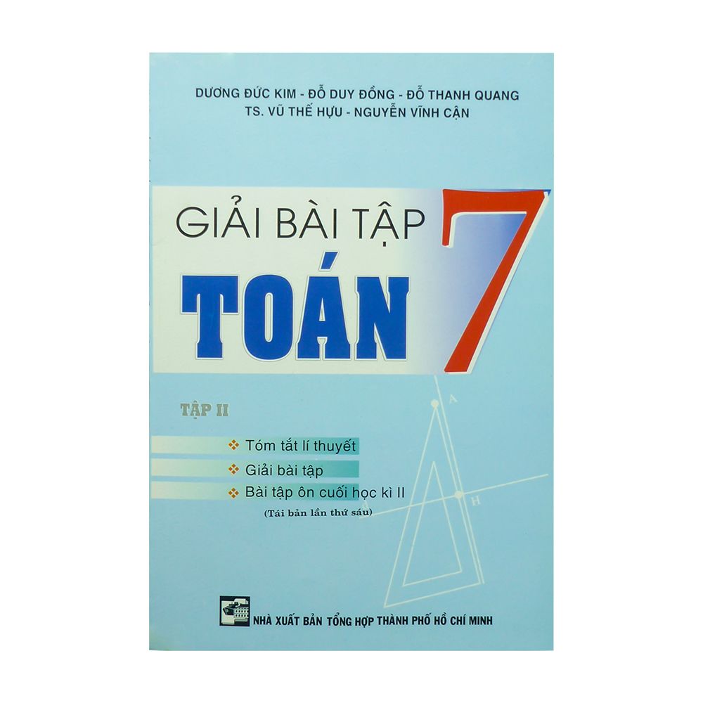  Giải Bài Tập Toán - Lớp 7 (Tập 2) 