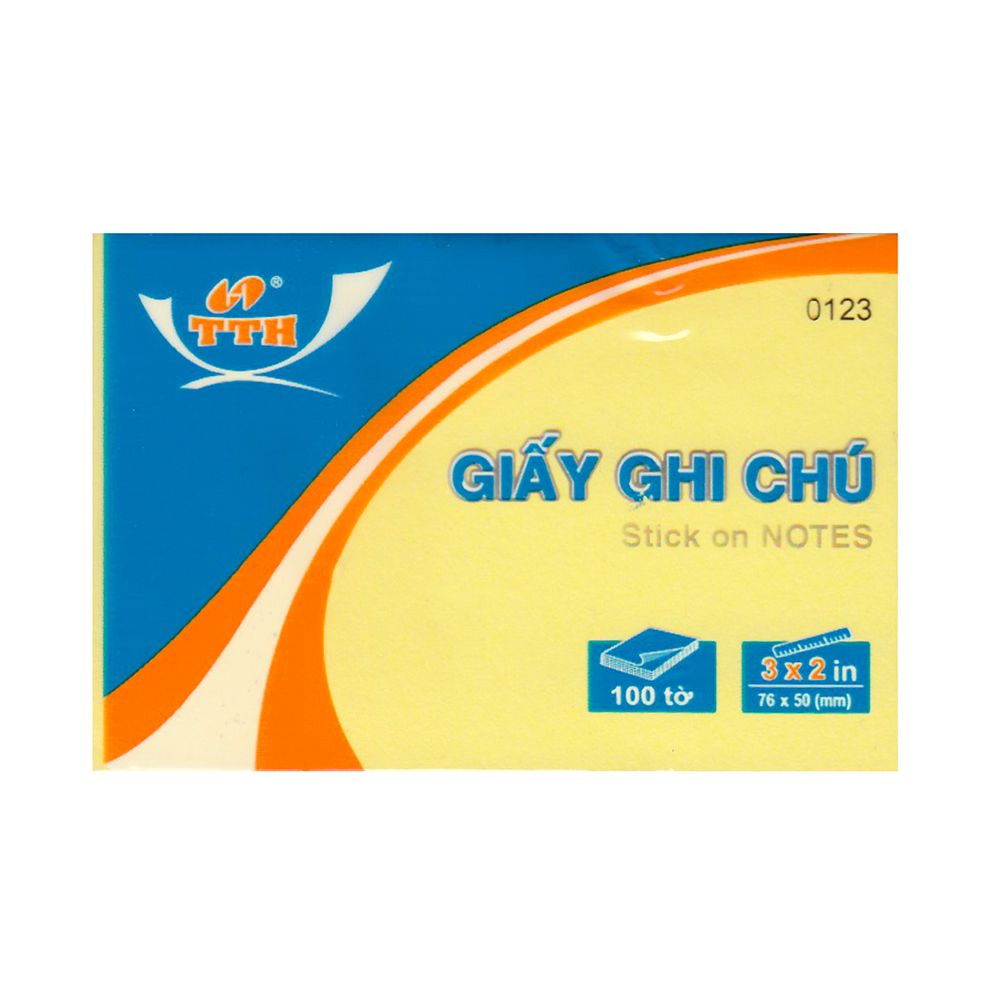  Giấy Ghi Chú TTH (3x2 inch) 