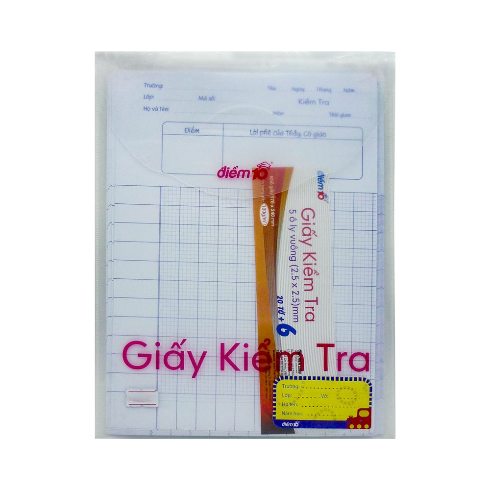  Giấy Kiểm Tra Thiên Long TP-GKT04 (26 Tờ) 