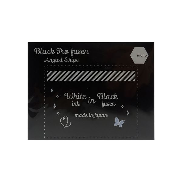  Giấy Note Motto Black Iro FUSEN 75x100mm IRBF75-ST 