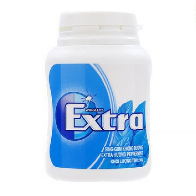  Kẹo cao su EX Peppermint hủ 40 viên 