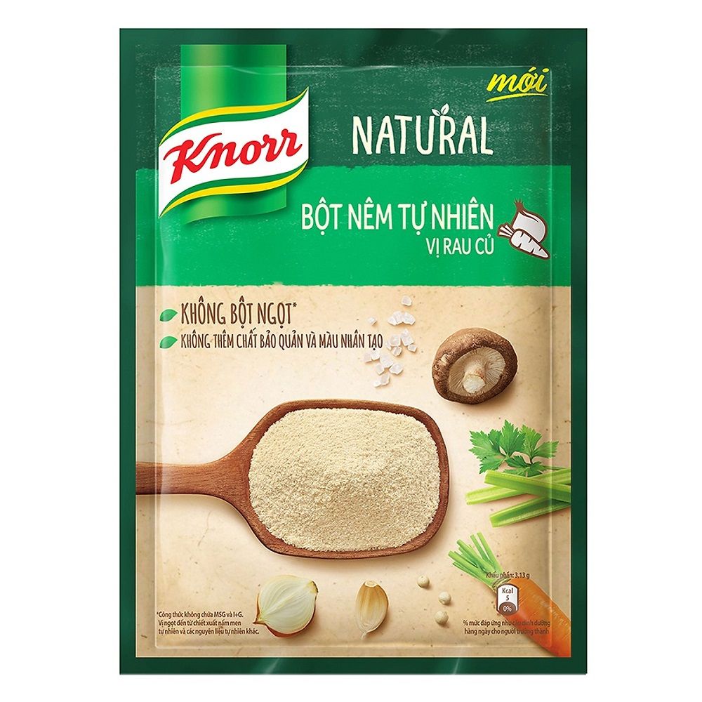  Hạt Nêm Knorr Natural - Vị Rau Củ (150g) 