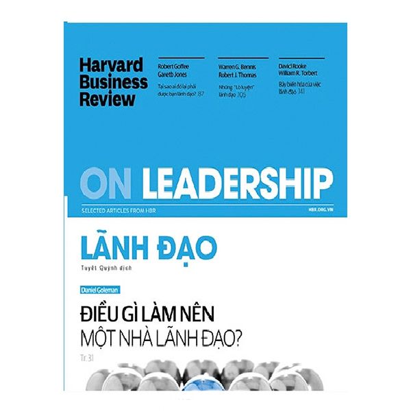  Harvard Business Review - ON LEADERSHIP - Lãnh Đạo 