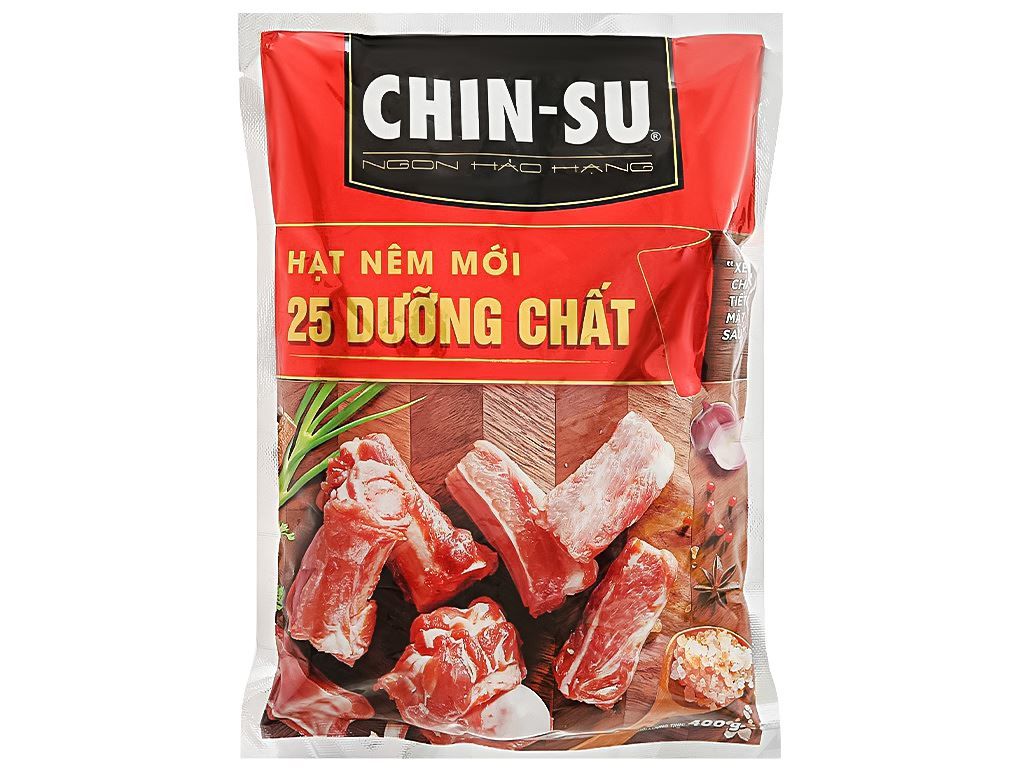  Hạt Nêm CHIN-SU 25 Dưỡng Chất - Gói 400gr 