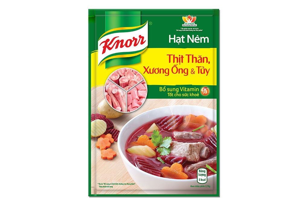  Hạt Nêm Knorr Thịt Thăn, Xương Ống Và Tủy Gói (1.2kg) 