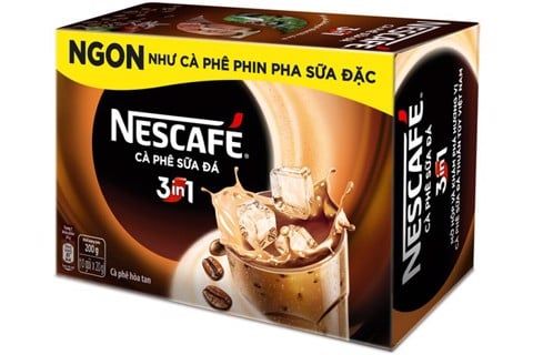  Nescafe Cà Phê Sữa Đá 3in1 - Hộp 10 Gói 