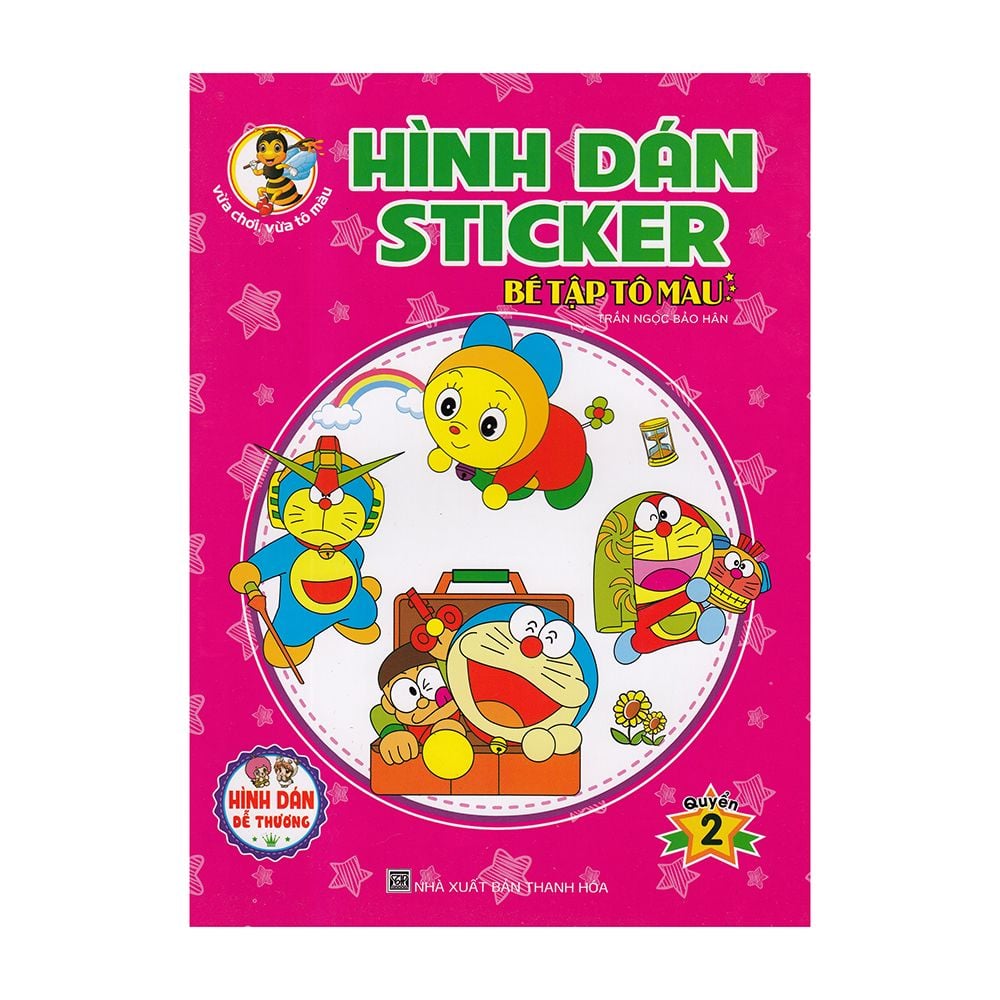  Hình Dán Sticker - Bé Tập Tô Màu - Quyển 2 