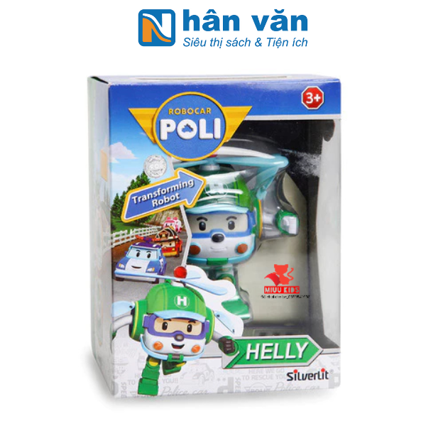  Hộp Đồ Chơi Ráp Robocar Poli Máy Bay Trực Thăng Helly (666Abcd) Lá Cây 8189-2 