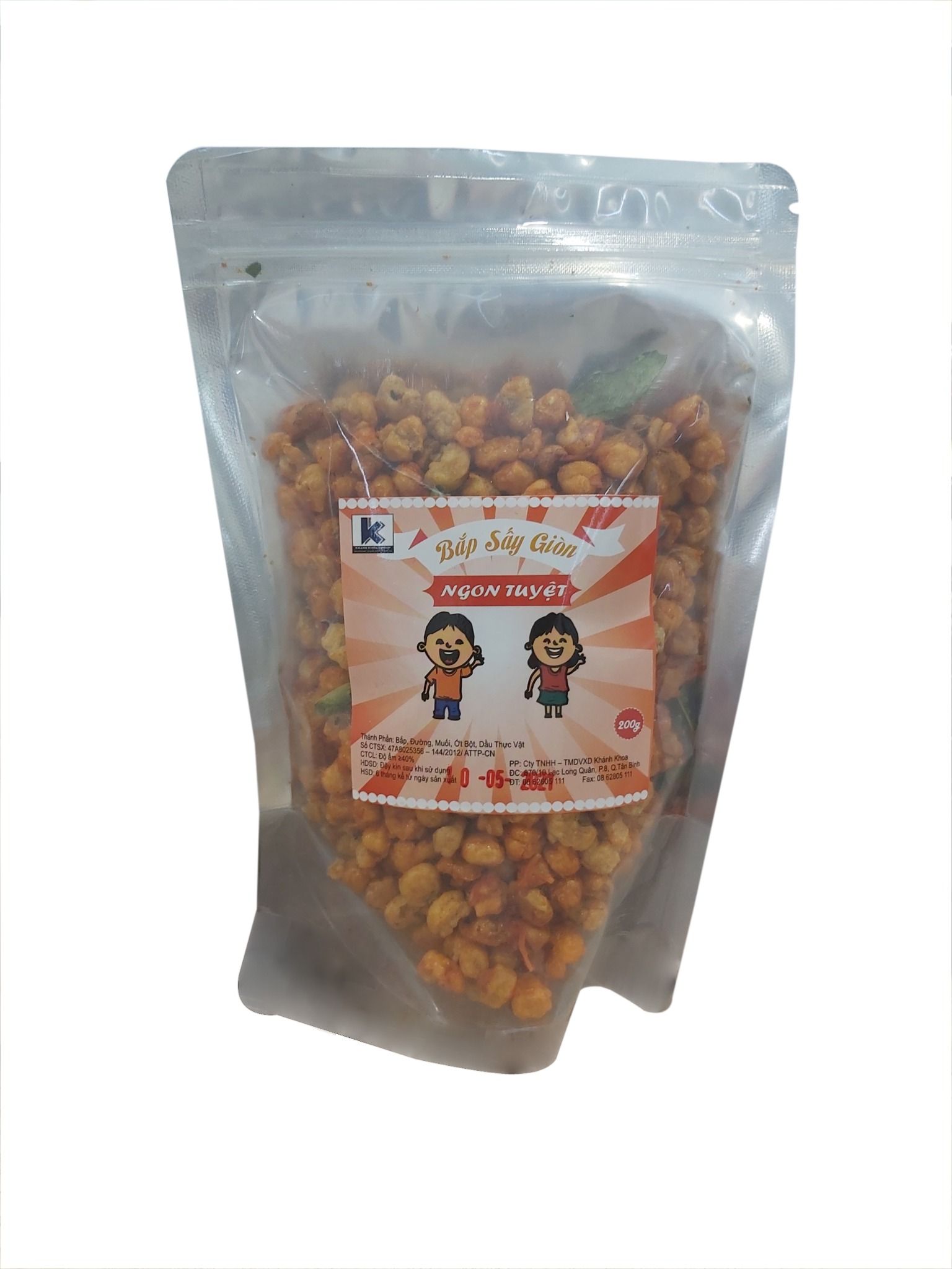  Bắp Sấy Giòn - 200g - Khánh Khoa 