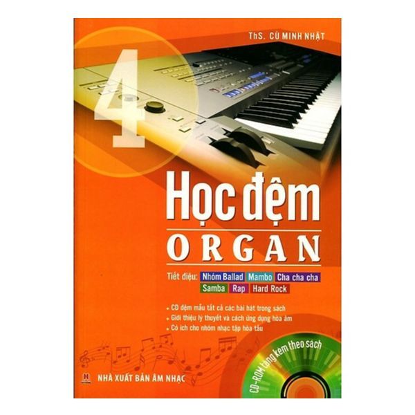  Học Đệm Organ (Tập 4) - Kèm CD 