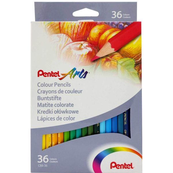  Hộp Bút Chì Màu 36 Màu Pentel CB8 - 36 