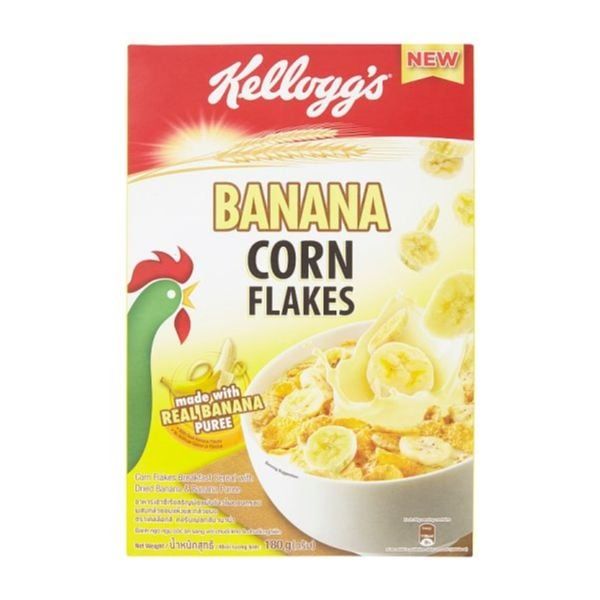  Hộp Ngũ Cốc Dinh Dưỡng Kellogg's Banana Corn Flakes (180g) 