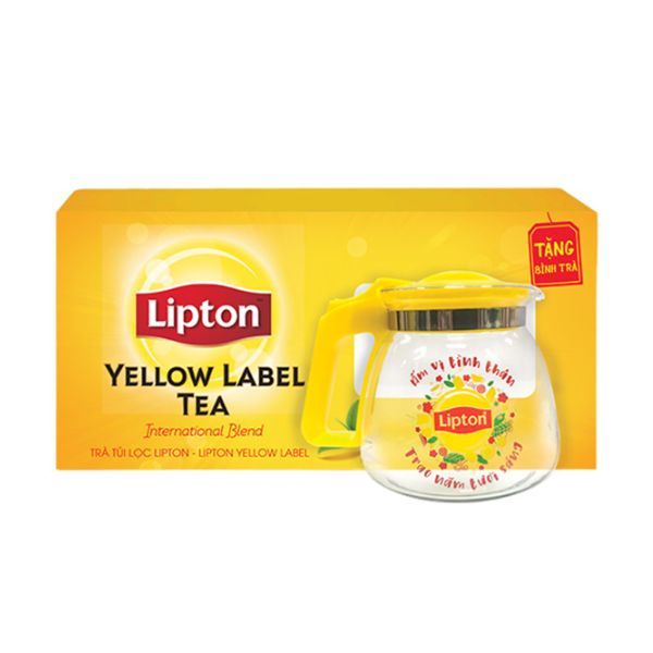  Hộp Quà Lipton Trà Nhãn Vàng 200g 