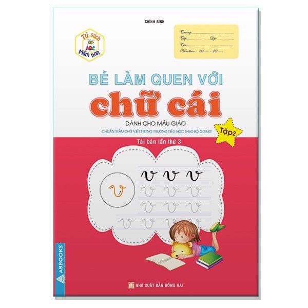  Bé làm quen với - Chữ Cái Tập 2 Mẫu giáo 