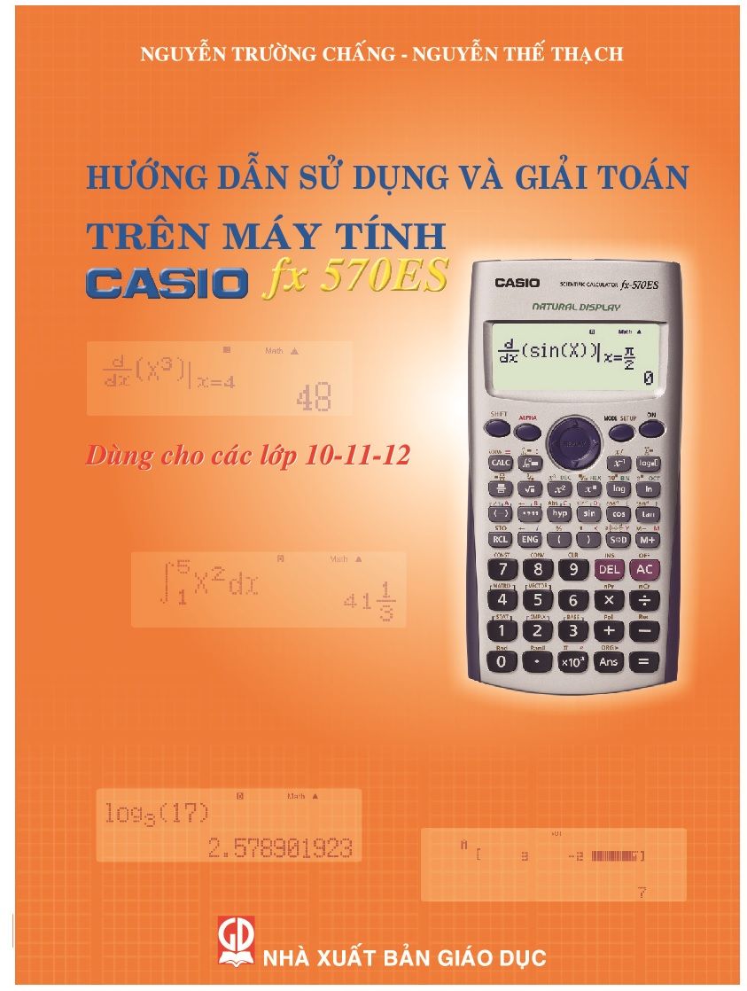  Hướng Dẫn Sử Dụng Và Giải Toán Trên Máy Tính Casio 