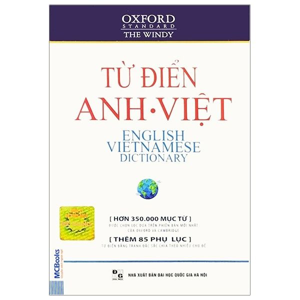  Từ Điển Anh - Việt - Oxford Standard The Windy - 350000 Mục Từ 