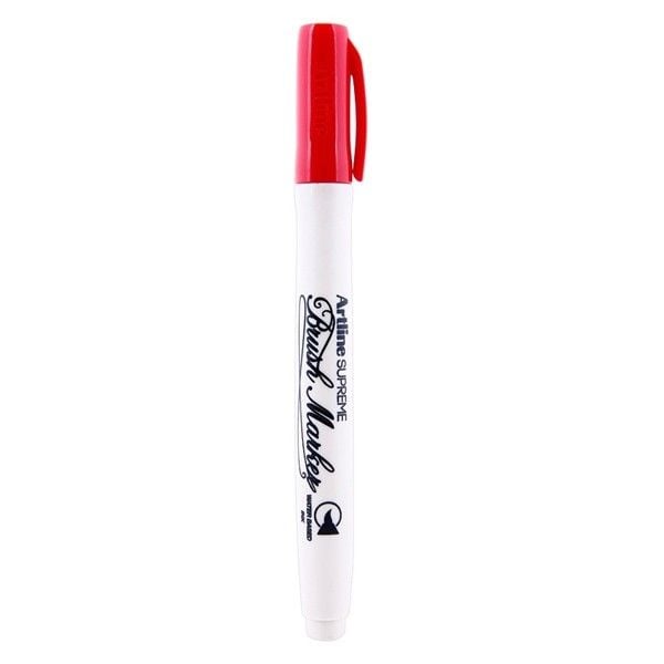Bút Cọ Vẽ Màu Nước Artline Supreme - Brush Maker EPF-F - Màu Đỏ
