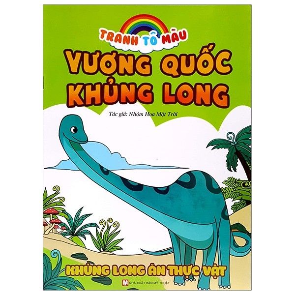  Tranh tô màu - Vương quốc khủng long 