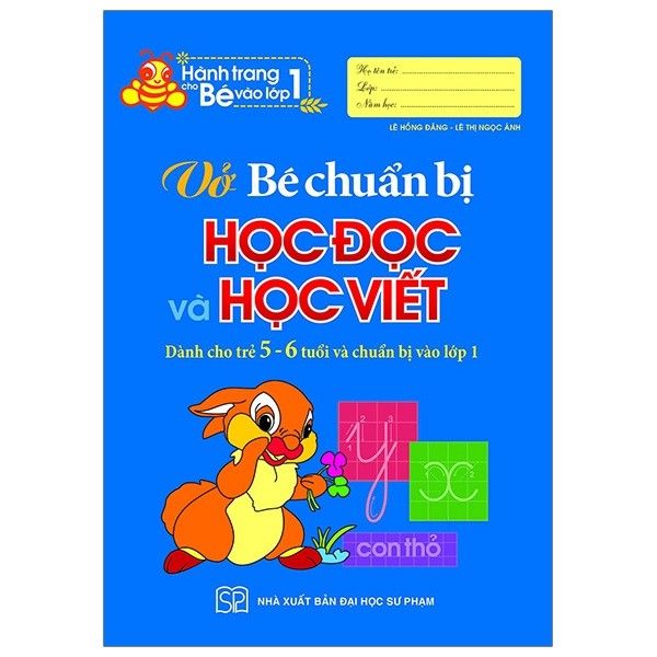  Hành trang cho bé vào lớp 1-Vở bé chuẩn bị học đọc và học viết 