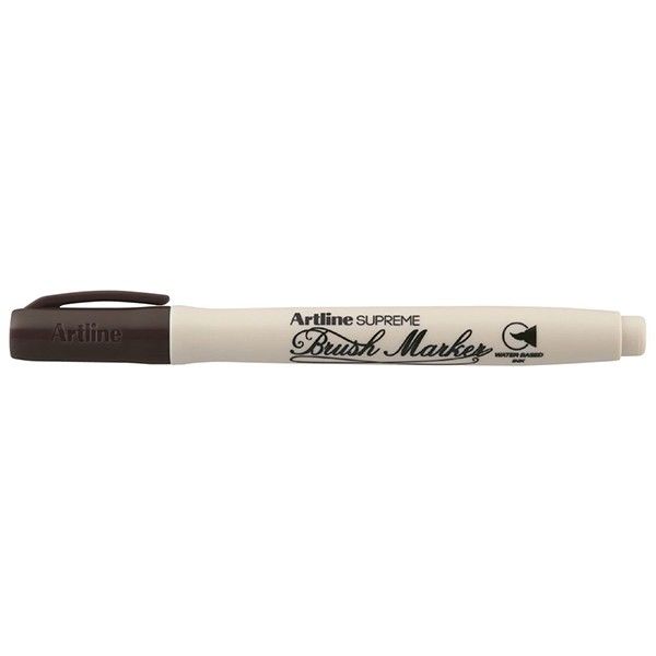  Artline Supreme Brush Bút Lông Kim - Nâu Đậm VEPF-FDBR 