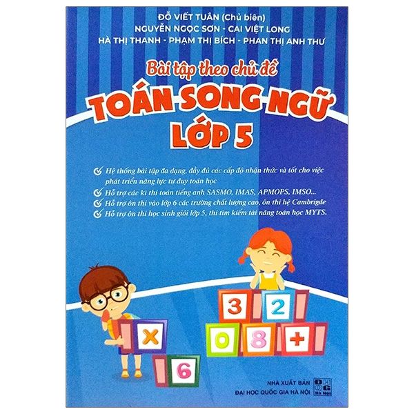  Bài Tập Theo Chủ Đề Toán Song Ngữ - Lớp 5 