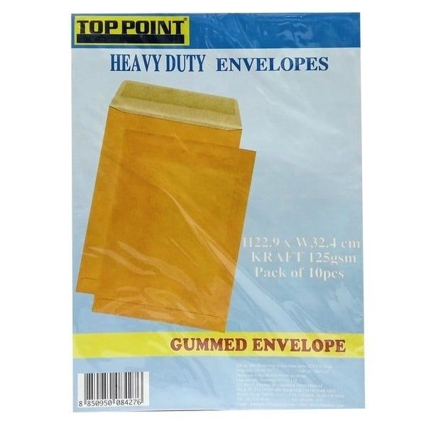 Bao Hồ Sơ Vàng Có Keo Toppoint - 22.9 x 32.4 cm