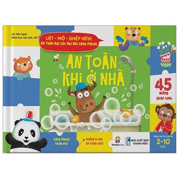  Lật - Mở - Ghép Hình - An Toàn Mọi Lúc Mọi Nơi Cùng Panda - An Toàn Khi Ở Nhà 