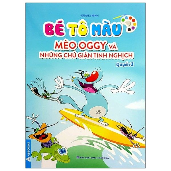  Bé Tập Tô Màu - Mèo OGGY & Và những chú gián tinh nghịch 1 