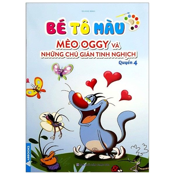  Bé Tập Tô Màu - Mèo OGGY & Và những chú gián tinh nghịch 4 