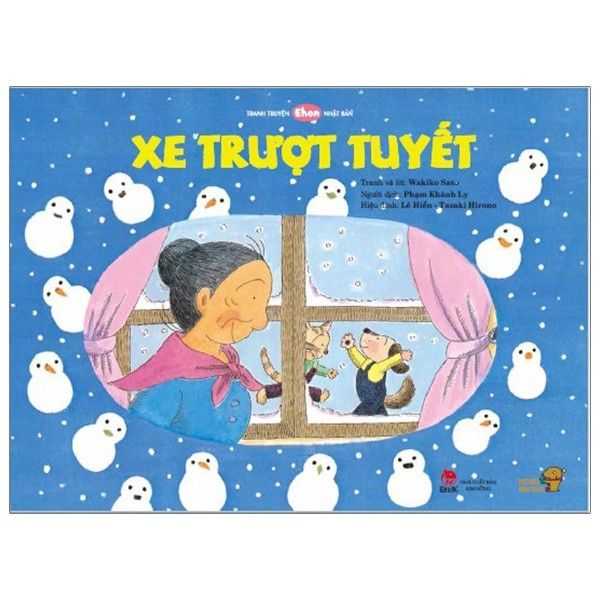  Tranh Truyện Ehon Nhật Bản - Xe Trượt Tuyết 