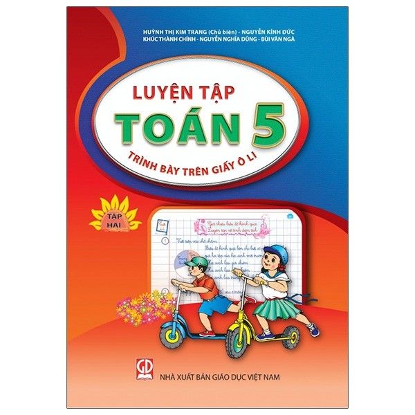  Luyện Tập Toán Lớp 5 - Trình Bày Trên Giấy Ô Li - Tập 2 