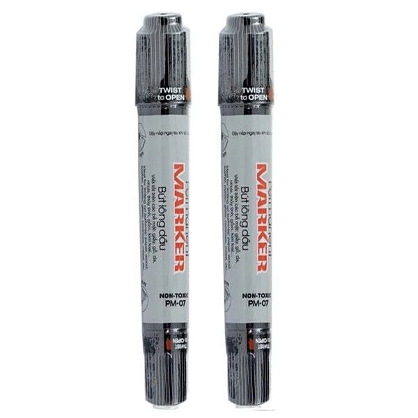  Bút lông dầu PM-07 vĩ 2 ĐEN 