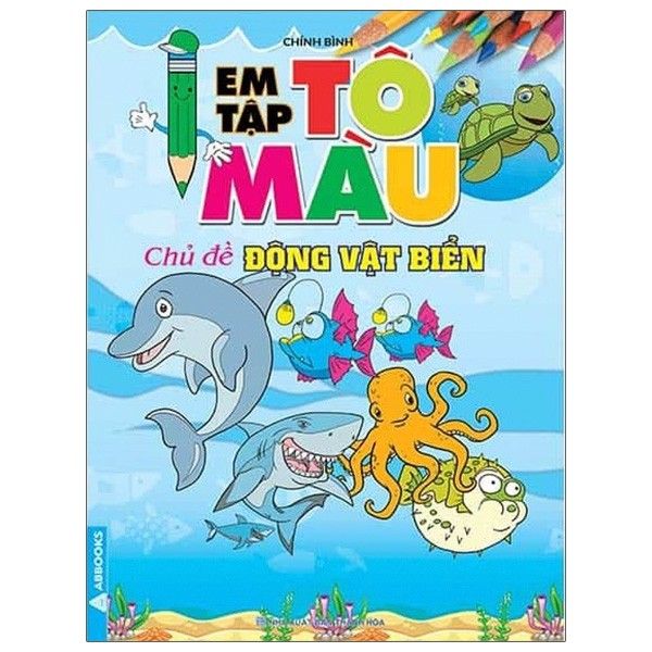  Em Tập Tô Màu - Chủ Đề Động Vật Biển 