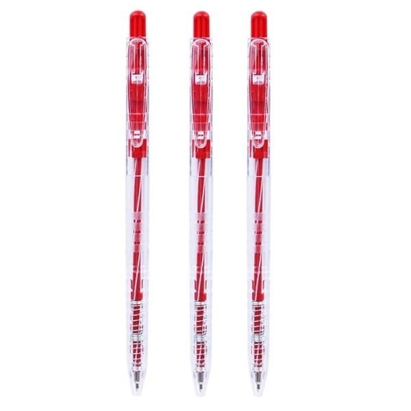 Vỉ 3 Cây Bút Bi Thiên Long TL-089 - Mực Đỏ
