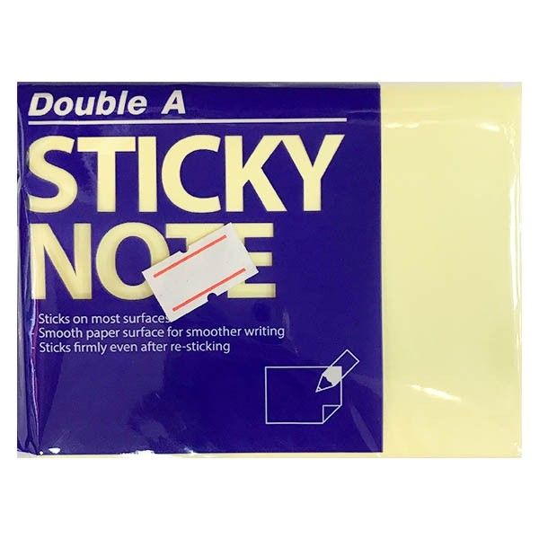  Giấy Note Vàng 3x4 - DoubleA 100 tờ 