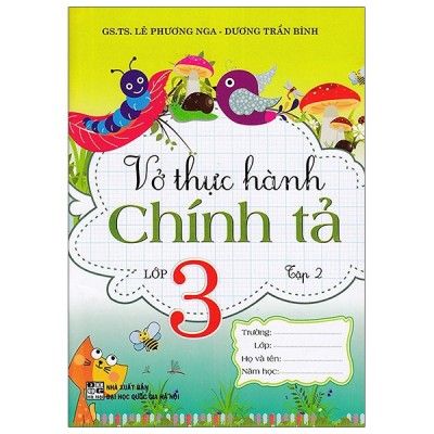  Vở Thực Hành Chính Tả - Lớp 3 - Tập 2 