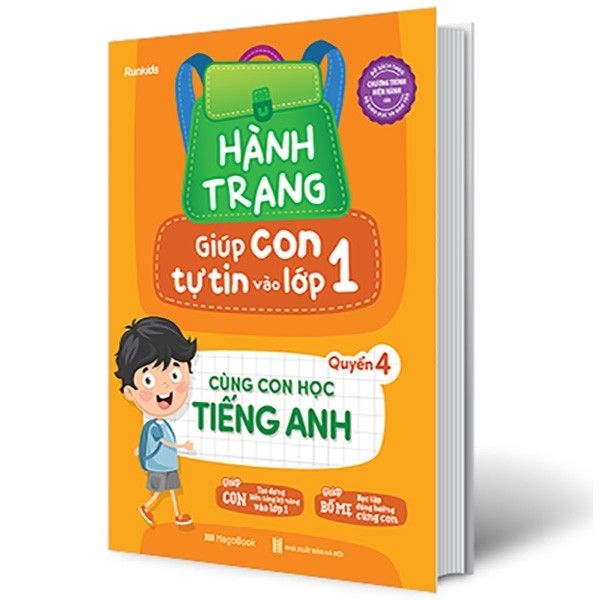  Hành Trang Giúp Con Tự Tin Vào Lớp 1 - Quyển 4: Cùng Con Học Tiếng Anh 