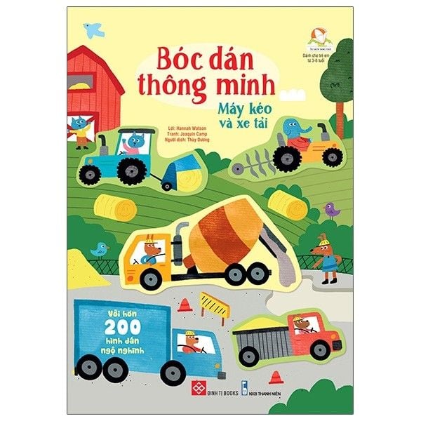  Bóc dán thông minh - Máy kéo và xe tải 