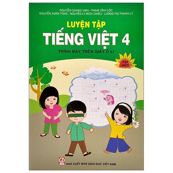  Luyện Tập Tiếng Việt - Lớp 4 - Trình Bày Trên Giấy Ô Li - Tập 1 