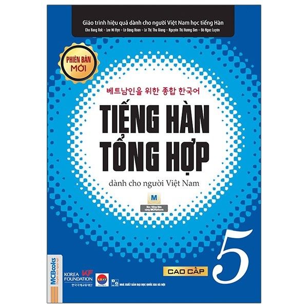  Giáo trình tiếng Hàn tổng hợp dành cho người Việt Nam cao cấp 5 bản 1 màu 