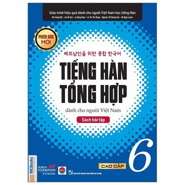  Tiếng Hàn tổng hợp dành cho người Việt Nam - Sách bài tập tiếng Hàn tổng hợp cao cấp 6 