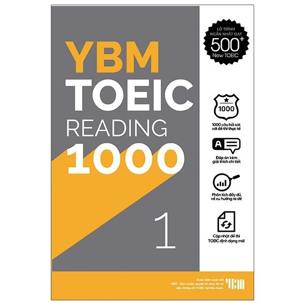  YBM Actual Toeic Tests RC 1000 - Vol 1 