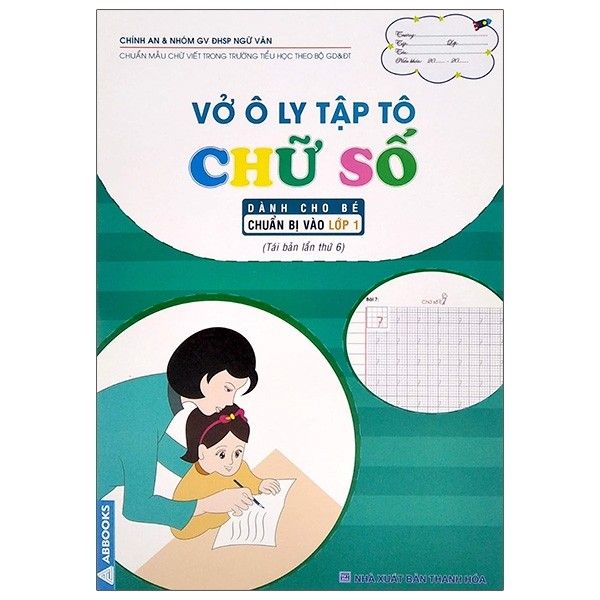  Vở oly Tập Tô Chữ Số ( 32trang ) 