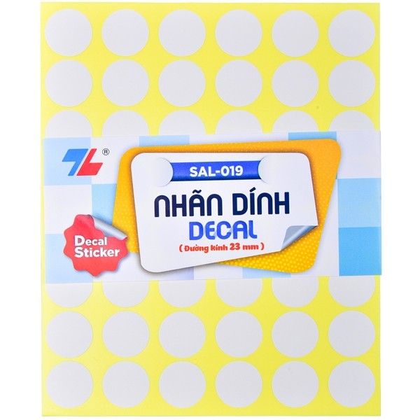  Nhãn Dính Decall Thiên Long - SAL-019 - 10 Tờ/Xấp 